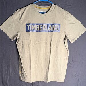Timberland Khaki Men's Short Sleeve Tee